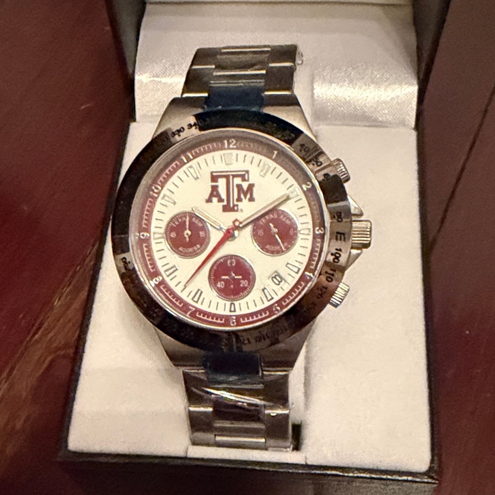 TEXAS A&M stainless steel Men's Watch